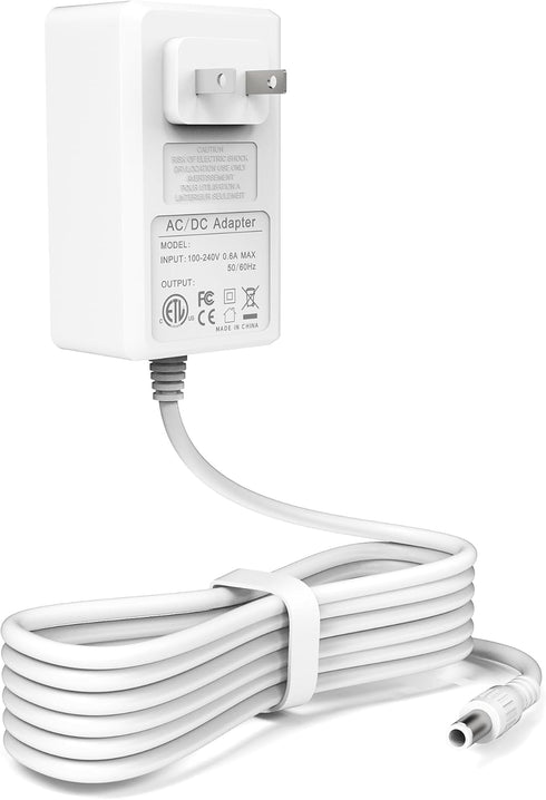Charger Replacement for Hatch Restore 2 Sunrise Alarm Clock, White AC Adapter 5.9FT Power Cord