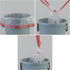 4 Gallon Clear Drawstring Garbage Bags, Small Trash Bags
