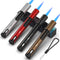 4 Pack Long Torch Lighter, Adjustable Refillable Multipurpose Lighter for Grill BBQ