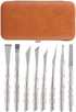 Ingrown Toenail Tool, 8pcs Stainless Steel Foot File, Dead Skin Remover, Pedicure Tool Set for Ingrown Foot Care