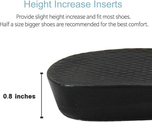 3/4 Inch (20mm) Heel Cushions Pads Inserts for Limb Leg Length Discrepancies, Sold Individually (2 Lefts)