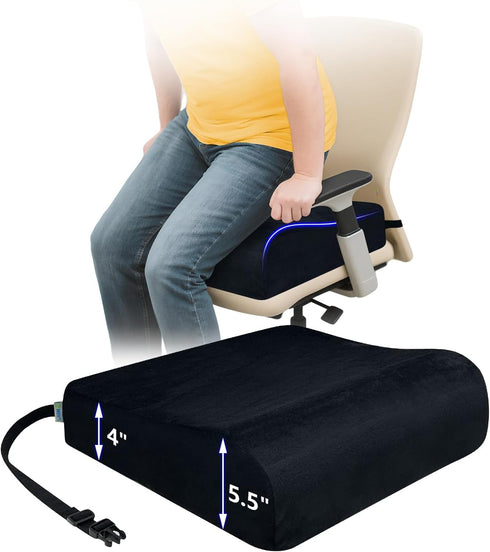 Adult Booster Seat Cushion for Chair, Extra Thick Lift Cushions for Elderly,