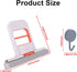 Sinbana Mini Foldable Desktop Mop, Portable Self-Squeeze Sponge Cleaner with Hook & Sponge Head Wet and Dry Cleaning