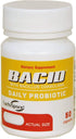 Daily Probiotic, Dietary Supplement for Digestive Health, 2 Billion Bacillus Coagulans Live Cultures, White, 50 Count