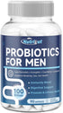 Probiotics for Men, 100 Billion CFUs with Prebiotics, Pumpkin Seed, Saw Palmetto, Cranberry & Lycopene for Prostate