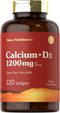 Carlyle Calcium 1200 mg with Vitamin D3, 120 Softgels, Non-GMO, Gluten Free Supplement, Tahoe Nutritionals