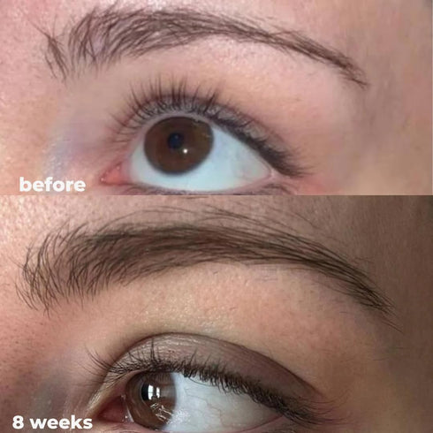 nuorganic Brow Growth Serum, Stronger + Thicker + Longer Eyebrows in 30 Days, Vegan + Cruelty Free