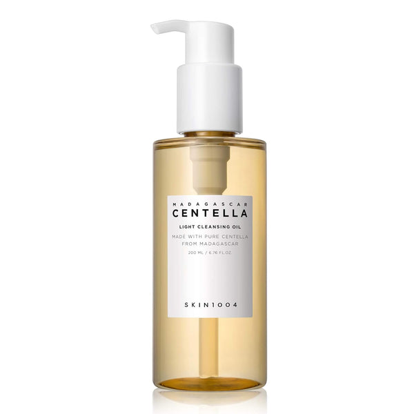 SKIN1004 Madagascar Centella Light Cleansing Oil, 6.76 fl.oz, 200ml | Gentle Korean Facial Cleanser for Double Cleansing