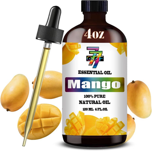 Mango Essential Oil (4 oz/120 ml), Aromatherapy Oils for Diffusers, Home Fragrances, DIY Skincare, Relaxation