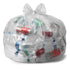 Aluf Plastics 45 Gallon Clear Garbage Bags, 2.0 MIL, 40" x 46", Pack of 50 for Contractor and Industrial Use