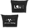 G2TUP X-Ray Tech Makeup Bag Gift, Live Love Radiology Organizer for Radiologic Technologists (Live Love black)