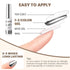 RARJSM Metallic Silver Gel Liner Nail Art, 3D Mirror Chrome Effect Gel Polish 8ml with Thin Brush for Home Salon DIY