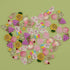 Pack of 250pcs Cute 3D Nail Charms for Acrylic Nails, Flower Bee Pineapple Bear Charms for Nail Art Decorations