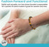 Set Wild Essentials Triple Band Namaste Lava Stone Essential Oil Diffuser Wrap Bracelet, Adjustable, Aromatherapy