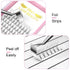 Premade Fans Eyelash Extensions 3D 5D 7D 8D 10D Short Stem Volume Lash Extensions, C D Curl, 9-15 MIX