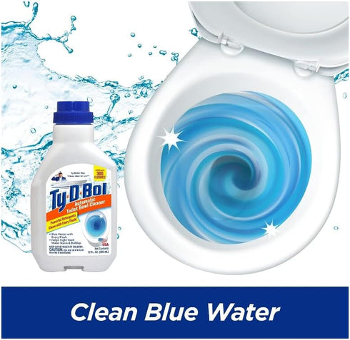 Ty-D-BOL Toilet Bowl Cleaning and Spot Remover, Environmentally Friendly Formula, QR Code (1 Count)