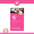 WBM Home Dish Brush, 3 Pack, Soft Long Handle, Durable Nylon Bristles, Pink