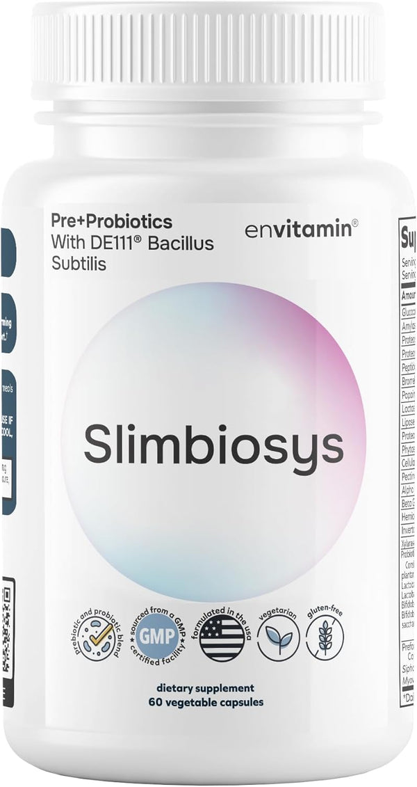 Slimbiosys Ultra Probiotic Capsule - Pre & Probiotics for Women, Support Your Microbiome