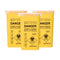 3pcs Needle Disposal Boxes for Tattoo Supplies, Sharps Containers Waste Boxes (Yellow)