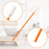 Wellgler's Foam Cleaning Swabs, Multi-Purpose Cleanroom Foam Tip Cleaning Swab Kit (Orange, 100 Count)
