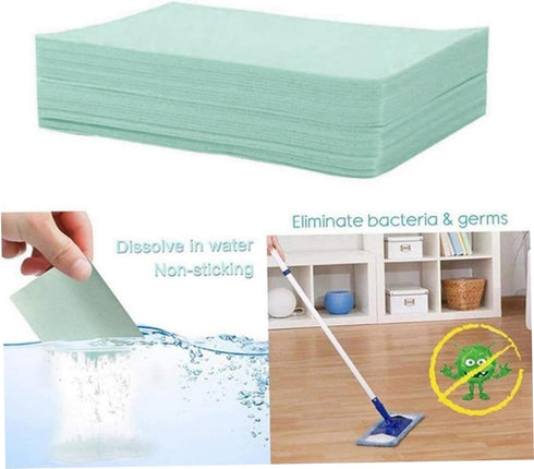 Tuimiyisou 60PCS Floor Cleaning Slice Mopping concentrated Floor Cleaning Sheets, Water Soluble, Fast Dry for Tiles