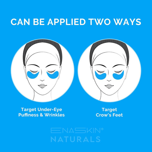 Enaskin Naturals Under Eye Patches for Dark Circles: 30 Pairs Retinol Collagen Eye Gels Mask for Anti Aging