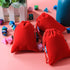 Shintop 10 Pack Velvet Drawstring Bags for Christmas Wedding Gift Bags, Velvet Cloth Jewelry Pouches (2.75” x 3.54”,