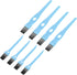 MECCANIXITY Shaver Brush Cleaning Tools, Blue Handle, Black Nylon Bristles, 8 Pack for Home and Office