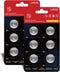 LR936 Batteries LR45 AG9 394 194 1.5v Premium Alkaline Button Cell Watch Batteries (12 Count) ?5-Year Shelf Life?