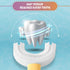 Kids' U Shaped Toothbrush Age 2-6 - 2 Premium Soft Toothbrushes with Travel Cases, Round Silicone Head