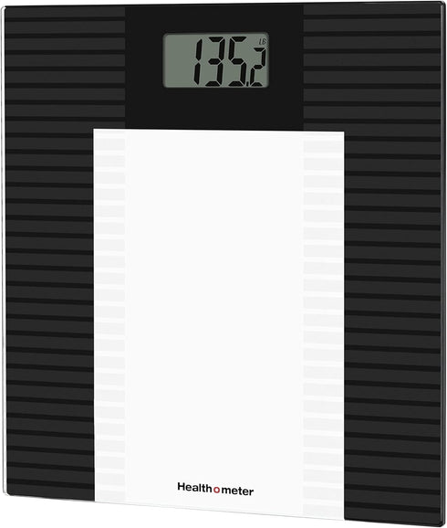 Health o Meter Glass Digital Scale, Weight Tracking for Body, 2 Users, LCD Display, 400 lbs Capacity