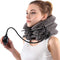 S Neck Traction Device for Instant Pain Relief - Adjustable Inflatable Neck Support Brace & Decompression Pillow for