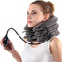 S Neck Traction Device for Instant Pain Relief - Adjustable Inflatable Neck Support Brace & Decompression Pillow for