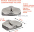 Tailbone, (TD-C-16-GREY) Tektrum Orthopedic Memory Foam Seat Cushion for Back Pain, Sciatica, Coccyx, Spinal Alignment