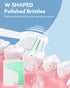 Operan Electric Toothbrush for Adults and Kids, Rechargeable Sonic Toothbrush, 5 Modes, 8 Brush Heads, Champagne