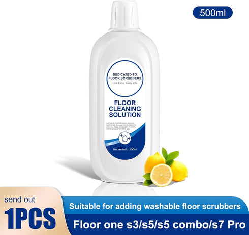 Floor Cleaning Fluid Solution, 500ml Original Flavor Compatible with Tineco FLOOR ONE Series