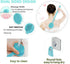 Silicone Body Scrubber, Long Handle Back Scrubber for Shower, Body Exfoliator Shower Brush