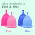 Set 2 SHORDY Reusable Menstrual Cups (Large) of with Mini Box, Medical Grade Silicone, Coupe Menstruelle, Safe Period