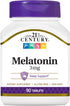 21st Century Melatonin 3 mg Tablets - 90 Count