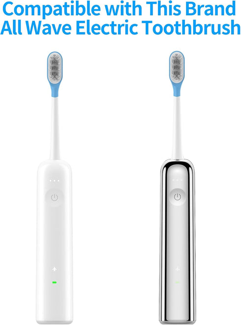10 Pack Compatible with Laifen Wave Electric Toothbrush Replacement Heads for Gum Care