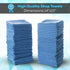 SIMPLI-MAGIC Premium Shop Towels 14”x12”, Commercial Grade Blue, 100 Pack