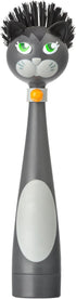 Vigar Felix Cat-Shaped Soap Dispensing Dish Brush, Dish Brush with Soap Dispenser