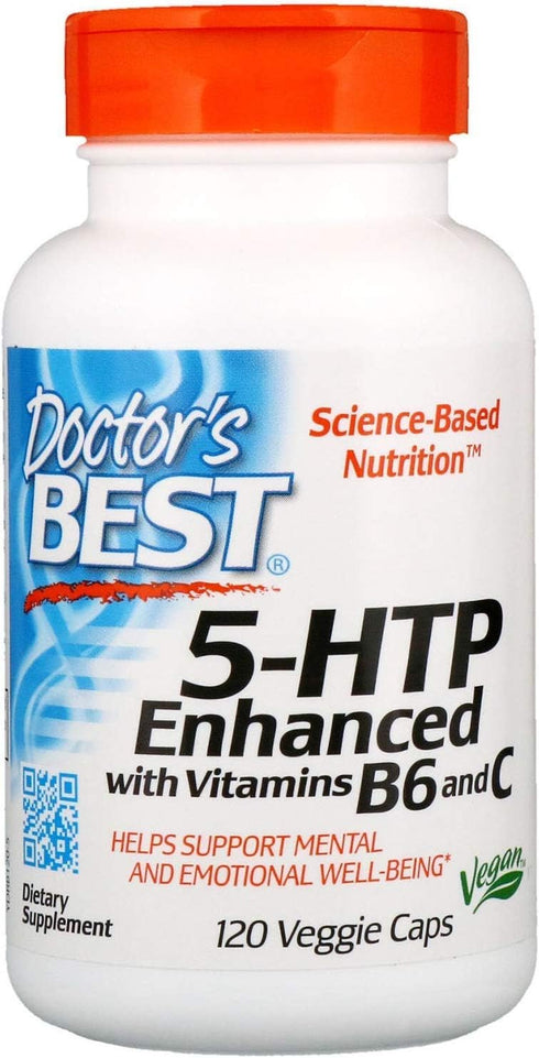 Doctors Best 5HTP Enhanced with Vitamins B6 and C, 235