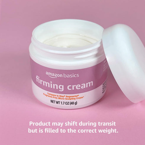 Amazon Basics Firming Cream, Fragrance Free, 1-Pack, 1.7 Ounces