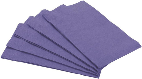 Purple 3-Ply Guest Towels | Party Supply, Pack of 16