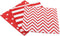 Red Paper Napkins, Decorative Biodegradable for Party Events, 60 Count, Folded 6.5” x 6.5”, Unfolded 13” x 13”