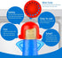 Abnaok Angry Mama Microwave Cleaner, 2 PCS, Steam Cleaner for Home or Office, English Manual Included