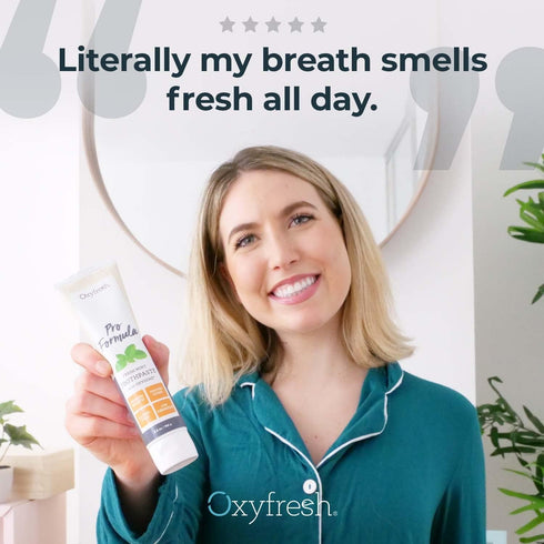 Oxyfresh Pro Formula Fresh Mint Toothpaste – Gentle Low Abrasion, Cosmetic Fluoride Free, 5.5 oz.
