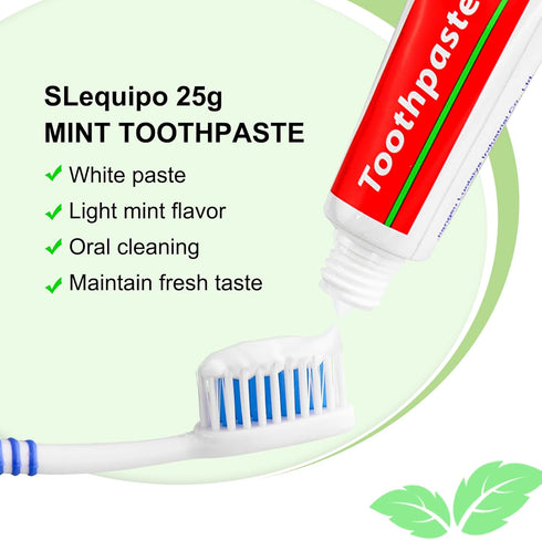 30 pcs Travel Size Toothpaste Bulk, 0.88oz/25 Grams Mini Disposable Toothpaste for Hotel, Guests, Charity