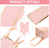 Zonon 12 4 3.5 14 Inch Pcs Wine Gift Bag with Handles and Tissue Paper x x Wine Bottle Gift Bags for Wedding Graduation